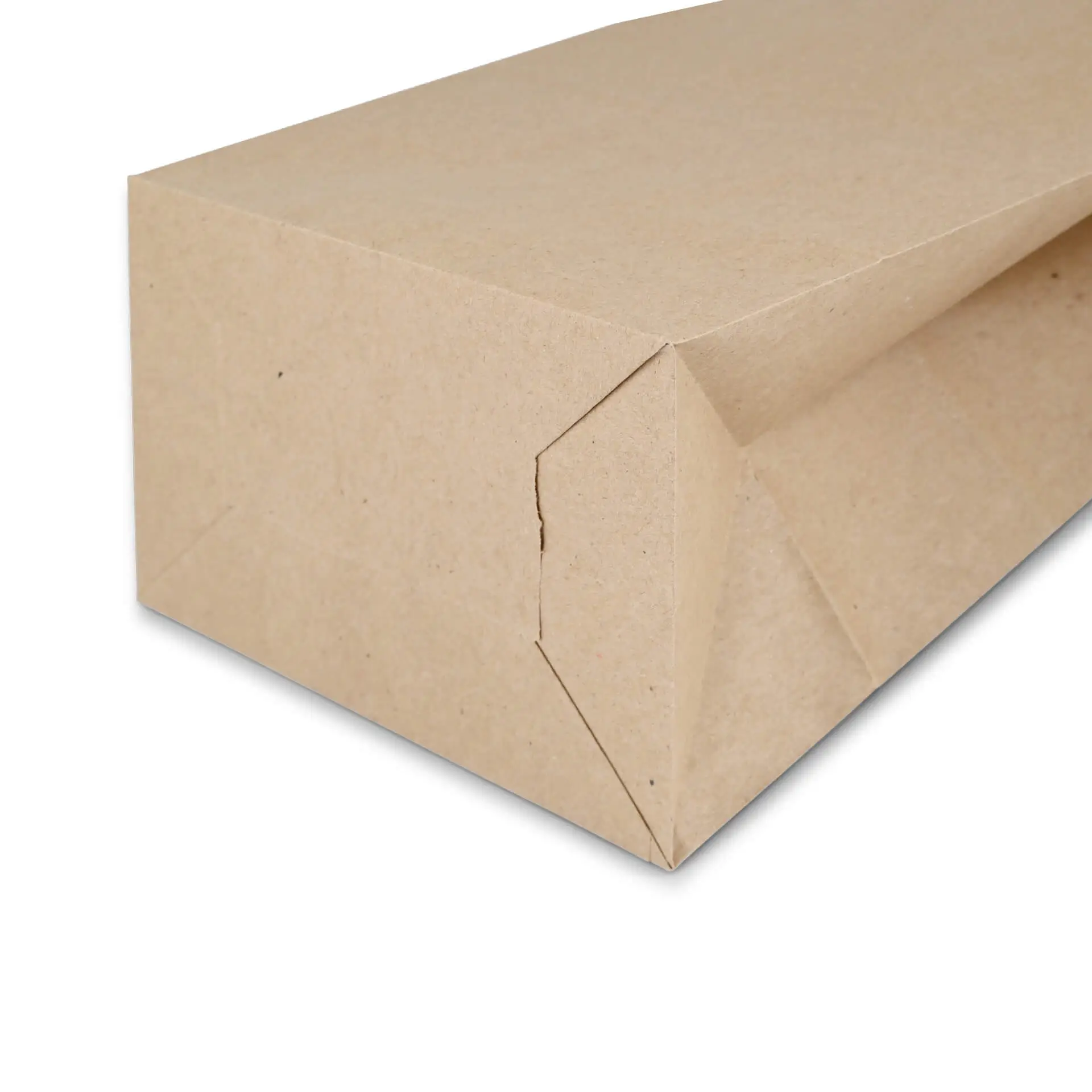 Block bottom-bags L, 15 x 10 x 25 cm, brown, kraft paper