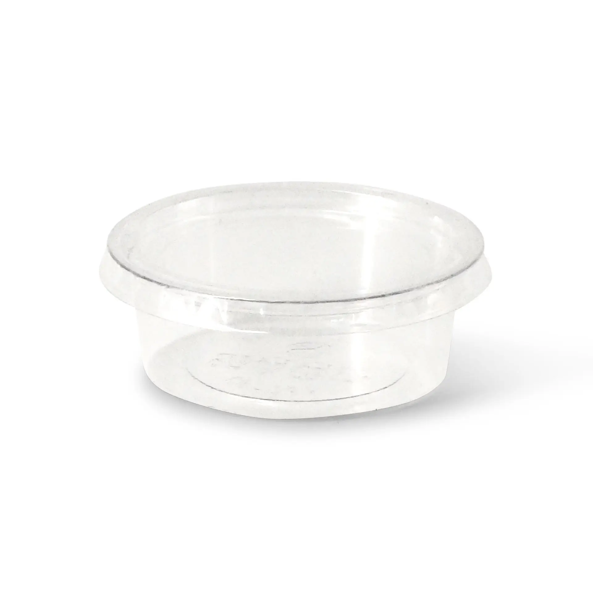 60 ml / 2 oz PLA portion cups, Ø 70 mm, clear dfc024621-portionsbecher-aus-pla-60-ml-70-mm-klar-4