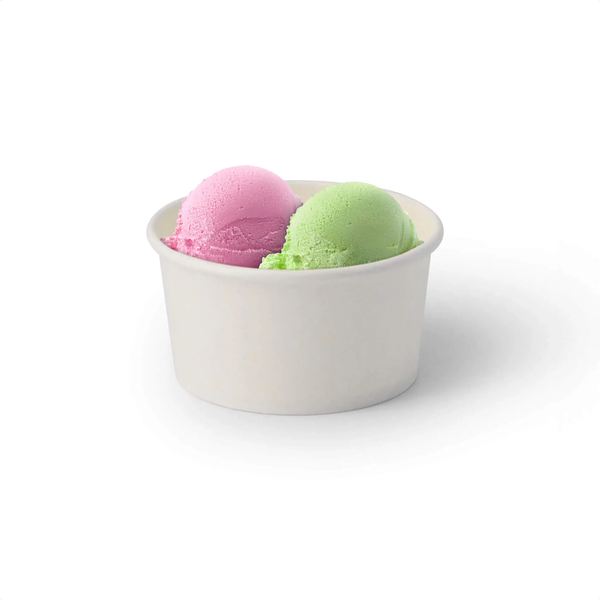 6 oz, max. 7.5 ozPaper cups ice cream S (coated), Ø 92 mm, white
